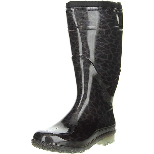 Damen Wasserdichte Gummistiefel Winterstiefel Gefüttert Leopard - Braun 3 Damen Wasserdichte Gummistiefel Winterstiefel Gefüttert Leopard - Braun