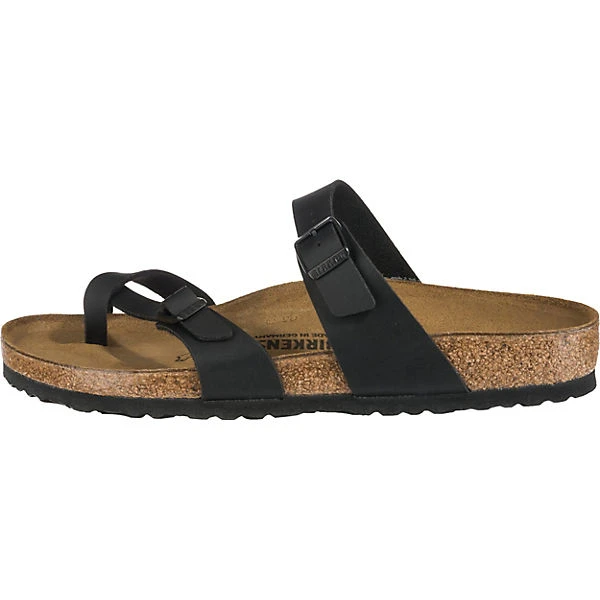 Birkenstock Mayari Birki-flor Zehentrenner Normal - Schwarz 4 Birkenstock Mayari Birki-flor Zehentrenner Normal - Schwarz – Bild 2