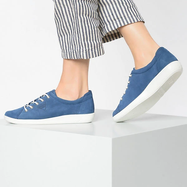 Ecco Soft 2.0 Komfort-Halbschuhe - Blau 4 Ecco Soft 2.0 Komfort-Halbschuhe - Blau – Bild 2