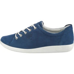 Ecco Soft 2.0 Komfort-Halbschuhe - Blau 11 Ecco Soft 2.0 Komfort-Halbschuhe - Blau -Modeschuhgeschäft 10620631 03