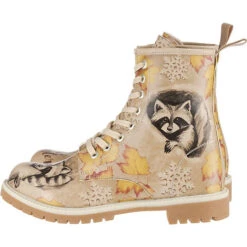 Boots - Raccoon Schnürstiefel - Bunt -Modeschuhgeschäft 11887179 03