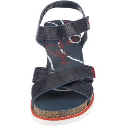 Panama Jack Vieri Navy Keilsandaletten - Dunkelblau -Modeschuhgeschäft 14017818 04