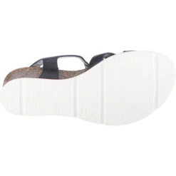 Panama Jack Vieri Navy Keilsandaletten - Dunkelblau -Modeschuhgeschäft 14017818 07