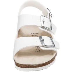 Birkenstock Milano Bs Komfort-Sandalen Schmal - Weiß -Modeschuhgeschäft 17536205 04