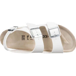 Birkenstock Milano Bs Komfort-Sandalen Schmal - Weiß -Modeschuhgeschäft 17536205 06