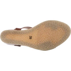 Leder Keilsandaletten - Braun -Modeschuhgeschäft 18859282 07