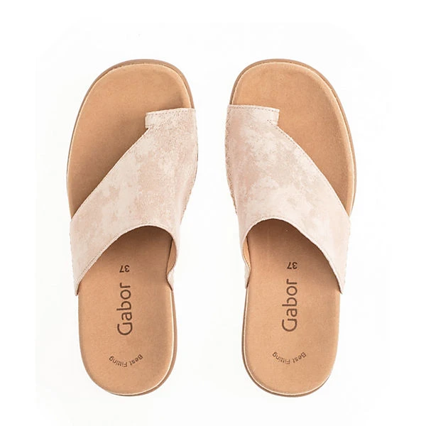 Gabor Zehentrenner Effektleder Rosa Klassische Sandalen - Rosa 4 Gabor Zehentrenner Effektleder Rosa Klassische Sandalen - Rosa – Bild 2