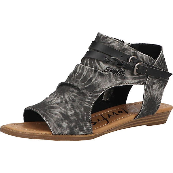 Sandalen Schaftsandaletten - Schwarz 3 Sandalen Schaftsandaletten - Schwarz