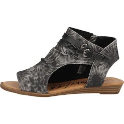 Sandalen Schaftsandaletten - Schwarz 10 Sandalen Schaftsandaletten - Schwarz -Modeschuhgeschäft 19505358 02