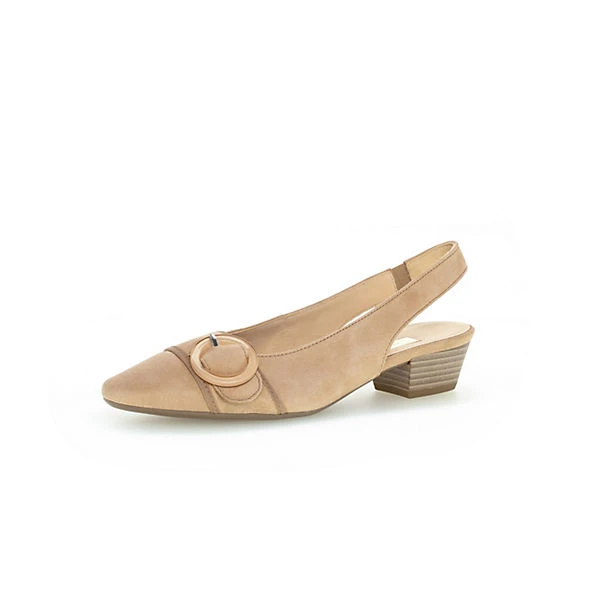 Gabor Slingpumps Rauleder Beige Sling-Pumps - Beige 3 Gabor Slingpumps Rauleder Beige Sling-Pumps - Beige