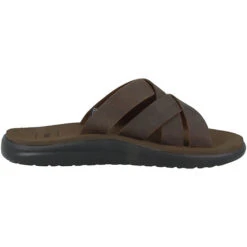 Teva Voya Slide Leather Pantolette Herren Pantoletten - Braun -Modeschuhgeschäft 21056035 03