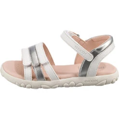 Geox Sandalen HAITI Für Mädchen - Weiß-kombi -Modeschuhgeschäft 22986081 03