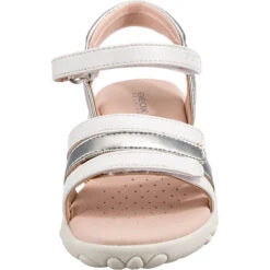 Geox Sandalen HAITI Für Mädchen - Weiß-kombi -Modeschuhgeschäft 22986081 04
