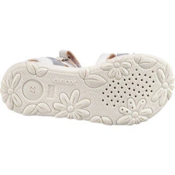 Geox Sandalen HAITI Für Mädchen - Weiß-kombi -Modeschuhgeschäft 22986081 07