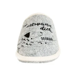 Entspann Dich Filzpantoffel - Grau -Modeschuhgeschäft 24513420 03