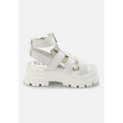 Buffalo Plateausandale GLD ZIP Plateau-Sandaletten - Weiß -Modeschuhgeschäft 25880471 04