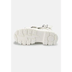 Buffalo Plateausandale GLD ZIP Plateau-Sandaletten - Weiß -Modeschuhgeschäft 25880471 06