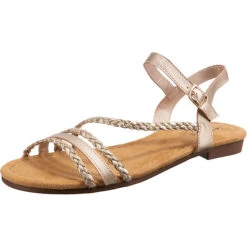 Sommer Riemchensandalen - Gold