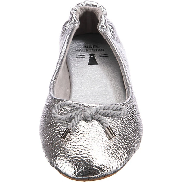 Insel Fashion Ballerinas - Silber 6 Insel Fashion Ballerinas - Silber – Bild 4