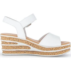 Gabor Keilsandaletten 24.651.21 Riemchensandalen - Weiß -Modeschuhgeschäft 28363885 05